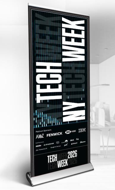 NewYork 2026 Tech Week Pop Up Banner